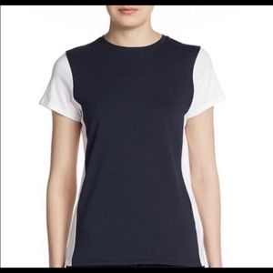 Vince Navy and White Top